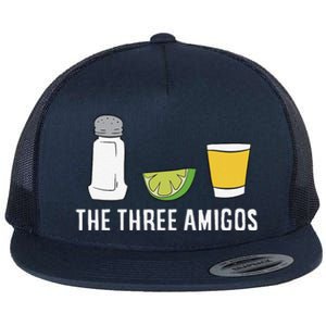 Funny Tequila Love Cinco De Mayo Tequila Salt And Lime Flat Bill Trucker Hat