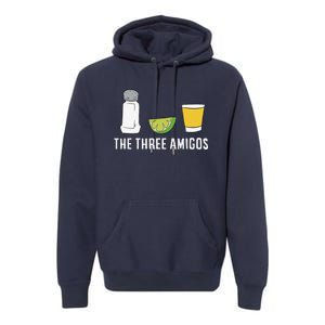 Funny Tequila Love Cinco De Mayo Tequila Salt And Lime Premium Hoodie