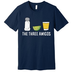 Funny Tequila Love Cinco De Mayo Tequila Salt And Lime Premium T-Shirt