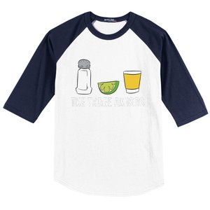 Funny Tequila Love Cinco De Mayo Tequila Salt And Lime Baseball Sleeve Shirt