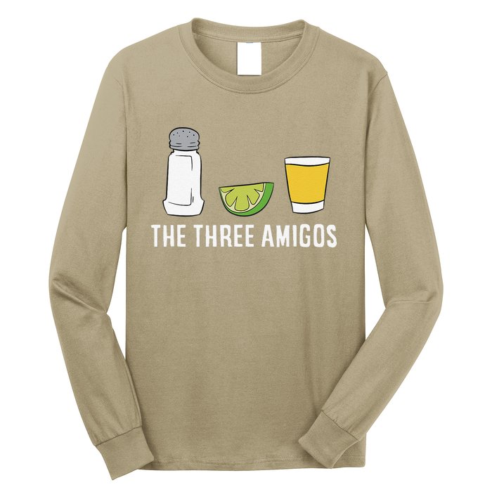 Funny Tequila Love Cinco De Mayo Tequila Salt And Lime Long Sleeve Shirt