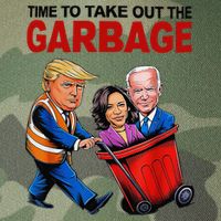 Funny Trump Lover Time To Take Out The Garbage Legacy Tie Dye Trucker Hat