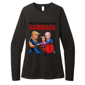 Funny Trump Lover Time To Take Out The Garbage Womens CVC Long Sleeve Shirt