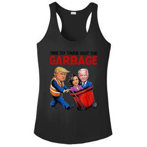 Funny Trump Lover Time To Take Out The Garbage Ladies PosiCharge Competitor Racerback Tank