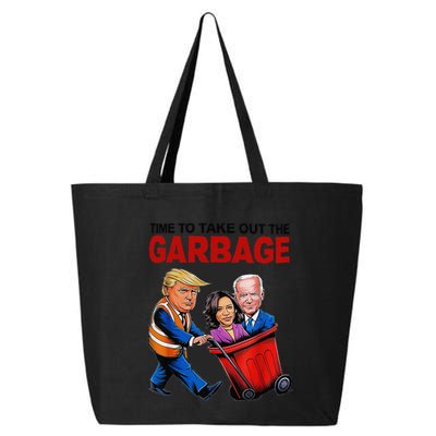 Funny Trump Lover Time To Take Out The Garbage 25L Jumbo Tote