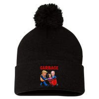 Funny Trump Lover Time To Take Out The Garbage Pom Pom 12in Knit Beanie