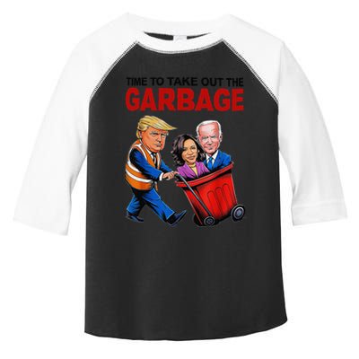 Funny Trump Lover Time To Take Out The Garbage Toddler Fine Jersey T-Shirt