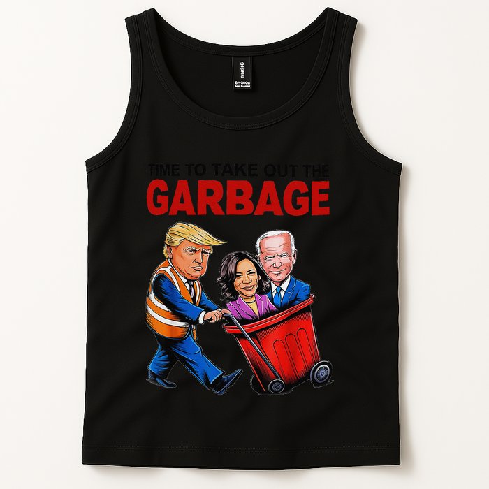 Funny Trump Lover Time To Take Out The Garbage Tank Top