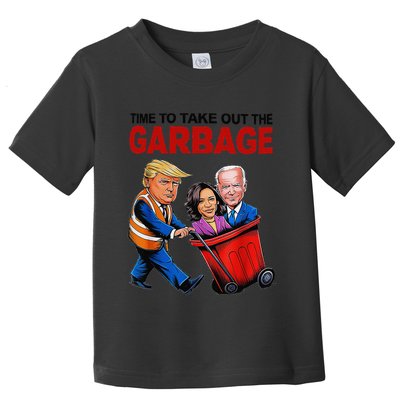 Funny Trump Lover Time To Take Out The Garbage Toddler T-Shirt