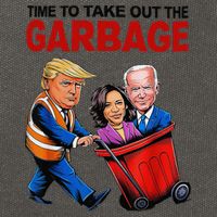 Funny Trump Lover Time To Take Out The Garbage Cotton Canvas Backpack