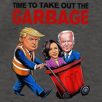Funny Trump Lover Time To Take Out The Garbage Vector Backpack