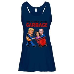 Funny Trump Lover Time To Take Out The Garbage Ladies Essential Flowy Tank