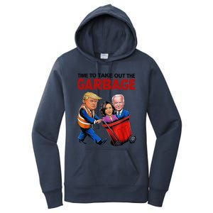 Funny Trump Lover Time To Take Out The Garbage Women's Pullover Hoodie