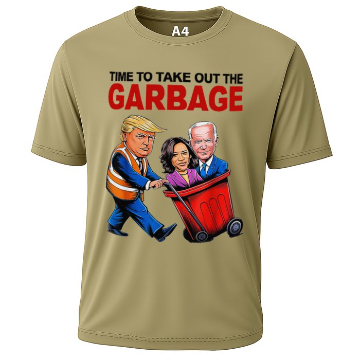 Funny Trump Lover Time To Take Out The Garbage Performance Shirt