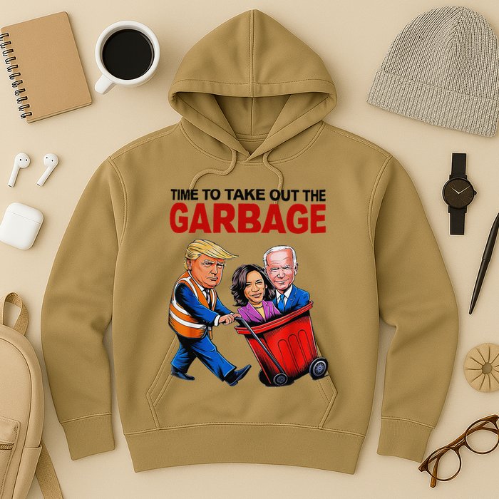 Funny Trump Lover Time To Take Out The Garbage Hoodie