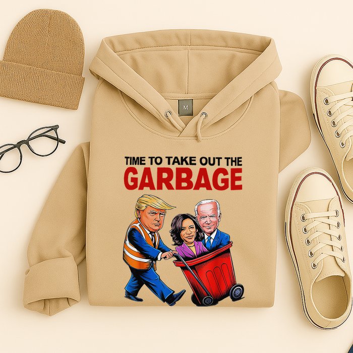 Funny Trump Lover Time To Take Out The Garbage Hoodie