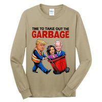 Funny Trump Lover Time To Take Out The Garbage Tall Long Sleeve T-Shirt