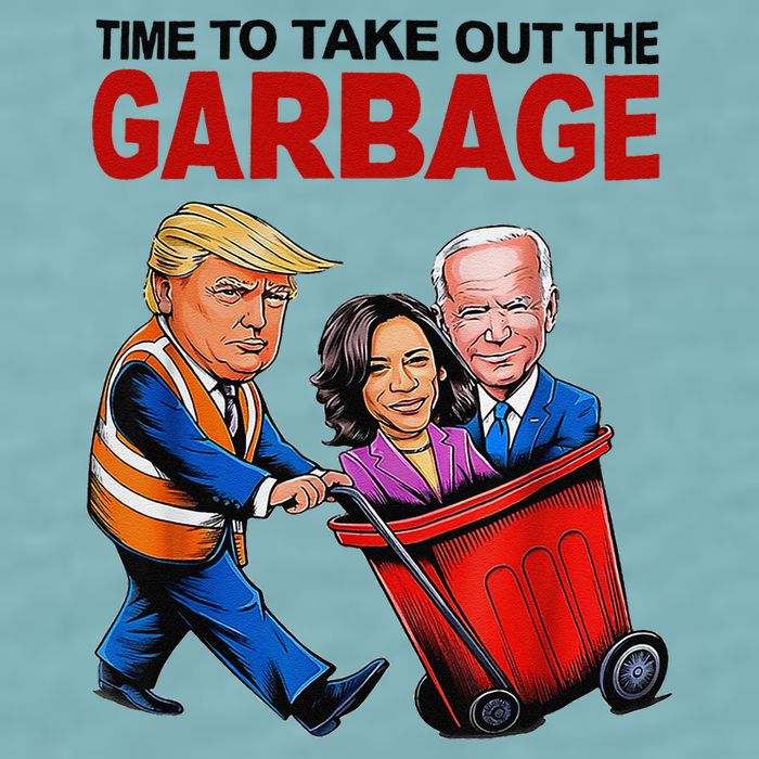 Funny Trump Lover Time To Take Out The Garbage Sueded Cloud Jersey T-Shirt