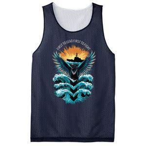 First To Lead First To Fight First Class Mesh Reversible Basketball Jersey Tank