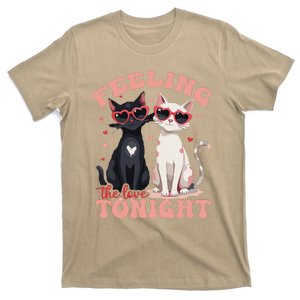 Feeling The Love Tonight Cute Valentine Cat Lover T-Shirt