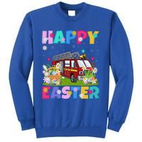 Fire Truck Lover Happy Easter Bunny Fire Truck Easter Sunday Gift Sweatshirt