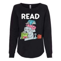 Funny Teacher Library Read Book Club Piggie Elephant Pigeons Womens California Wash Sweatshirt