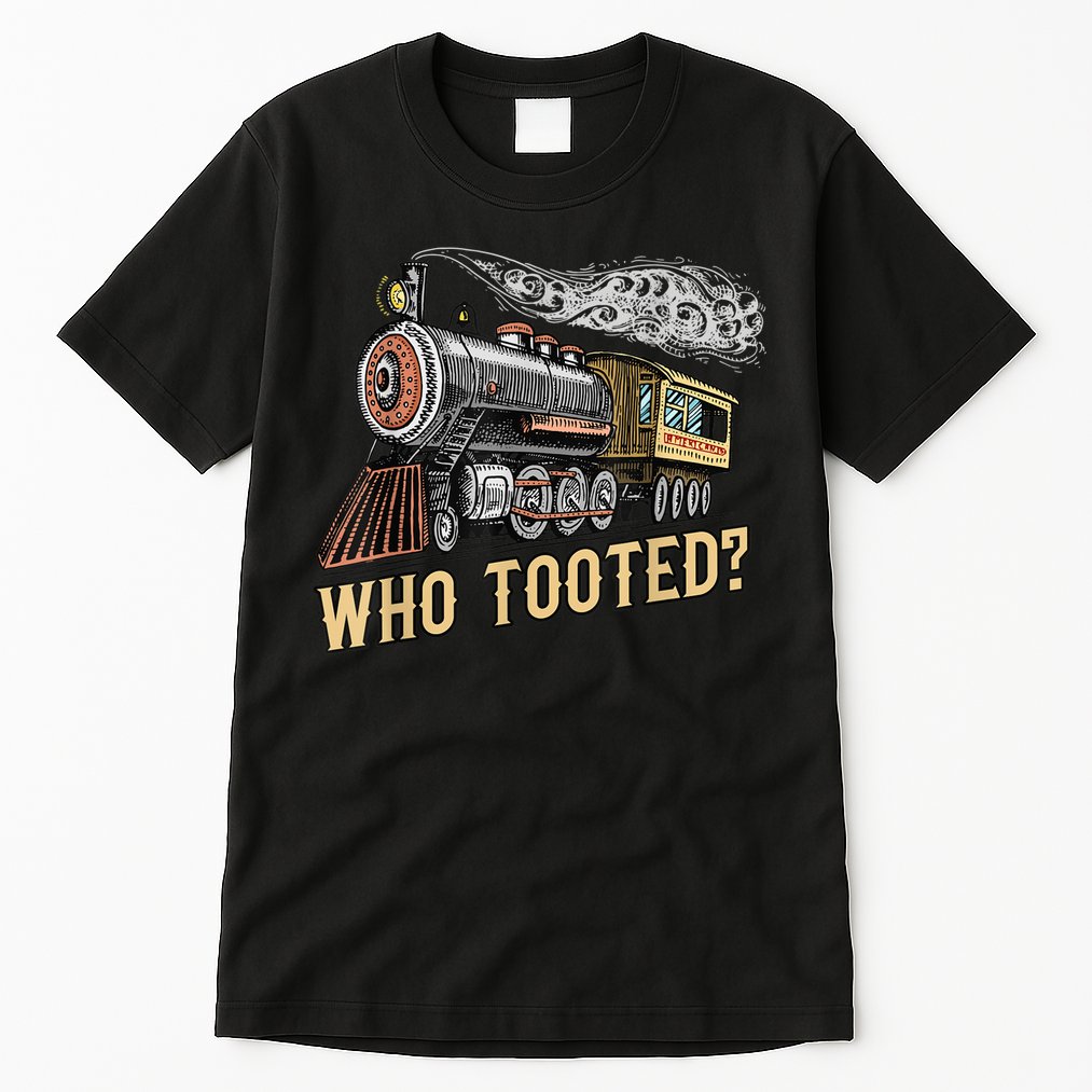 Funny Train Lovers & Railroad Vintage Retro Locomotive Gifts Tall T-Shirt