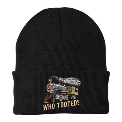 Funny Train Lovers & Railroad Vintage Retro Locomotive Gifts Beanie