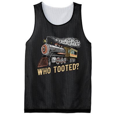Funny Train Lovers & Railroad Vintage Retro Locomotive Gifts Mesh Reversible Basketball Jersey Tank