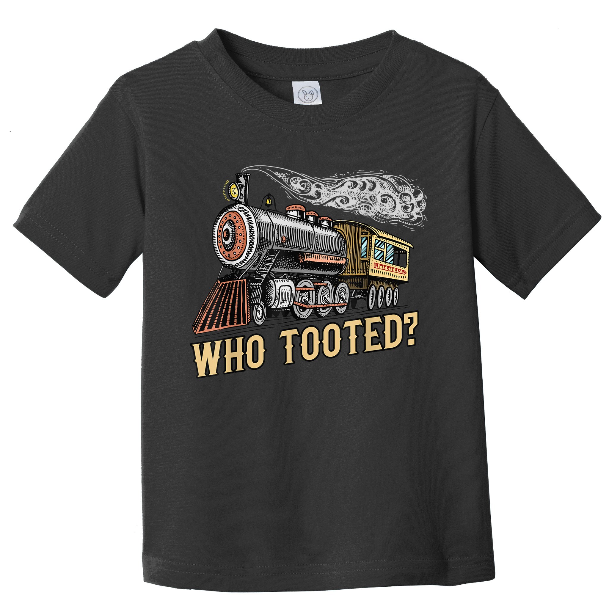 Funny Train Lovers & Railroad Vintage Retro Locomotive Gifts Toddler T-Shirt