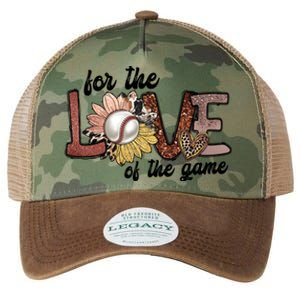 For The Love Of The Game Cool Baseball Design Legacy Tie Dye Trucker Hat