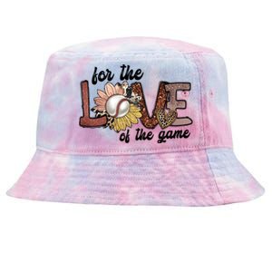 For The Love Of The Game Cool Baseball Design Tie-Dyed Bucket Hat