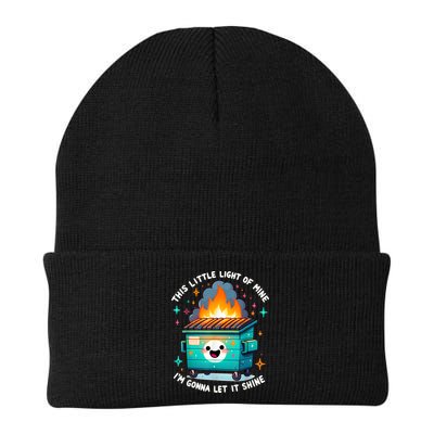 Funny This Little Light Of Mine Lil Dumpster Fire Beanie