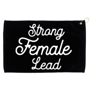 Funny Theater Life Quote Strong Female Lead Musical Cool Gift Grommeted Golf Towel