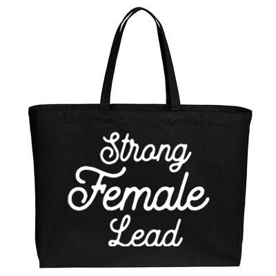 Funny Theater Life Quote Strong Female Lead Musical Cool Gift Cotton Canvas Jumbo Tote