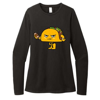 Football Taco Lover Womens CVC Long Sleeve Shirt