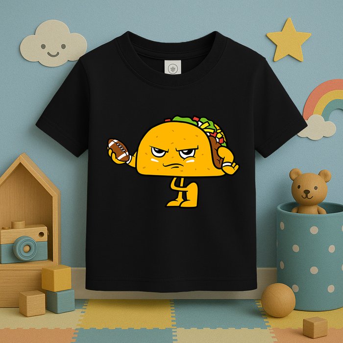 Football Taco Lover Toddler T-Shirt