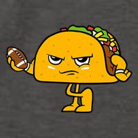 Football Taco Lover Vector Backpack