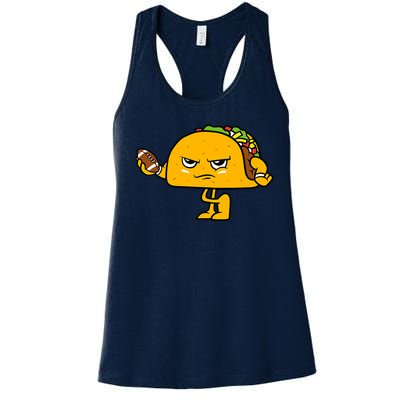 Football Taco Lover Women's Racerback Tank