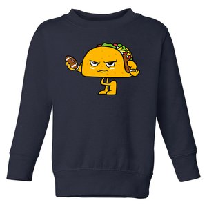 Football Taco Lover Toddler Sweatshirt