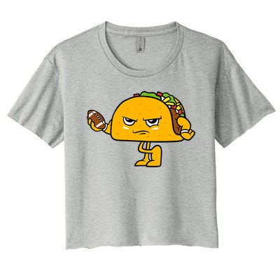 Football Taco Lover Women's Crop Top Tee