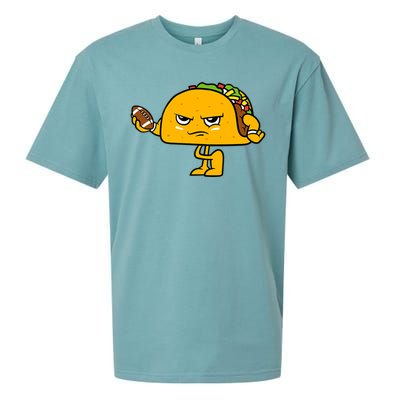 Football Taco Lover Sueded Cloud Jersey T-Shirt