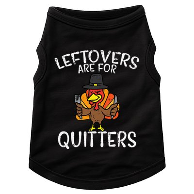 Funny Thanksgiving Leftovers Apron Doggie Tank