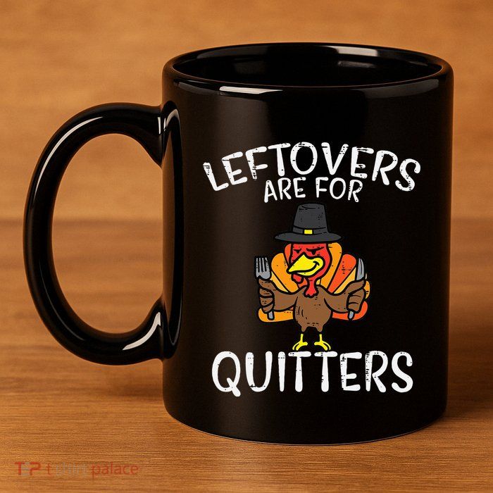Funny Thanksgiving Leftovers Apron 11oz C Handle Ceramic Mug