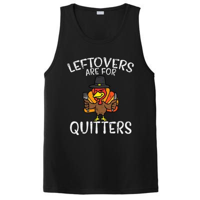 Funny Thanksgiving Leftovers Apron PosiCharge Competitor Tank