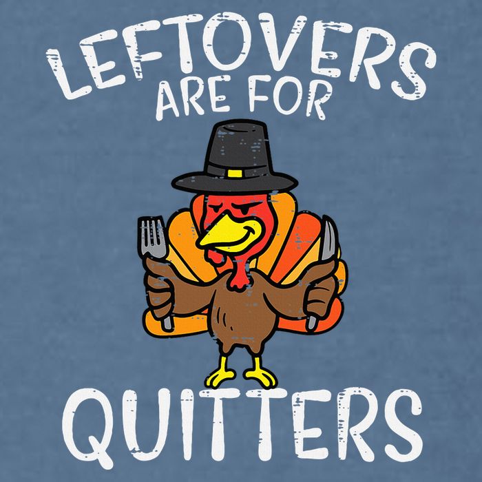 Funny Thanksgiving Leftovers Apron Garment-Dyed Sweatshirt
