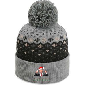 Funny Trump Make Christmas Great Again Ugly Sweater Xmas The Baniff Cuffed Pom Beanie