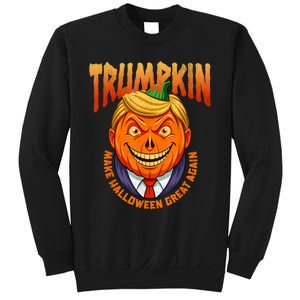 Funny Trumpkin Make Halloween Great Again America Humor Sweatshirt