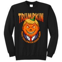 Funny Trumpkin Make Halloween Great Again America Humor Sweatshirt