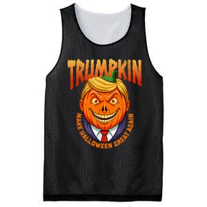 Funny Trumpkin Make Halloween Great Again America Humor Mesh Reversible Basketball Jersey Tank